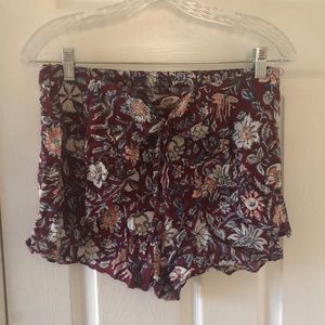 Abercrombie flowy shorts